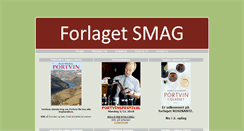 Desktop Screenshot of forlaget-smag.dk